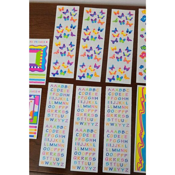Mrs. Grossman's Lot of 22 Sticker Sheets (Bitsy Blossoms, Butterflies, Etc) - Picture 4 of 7